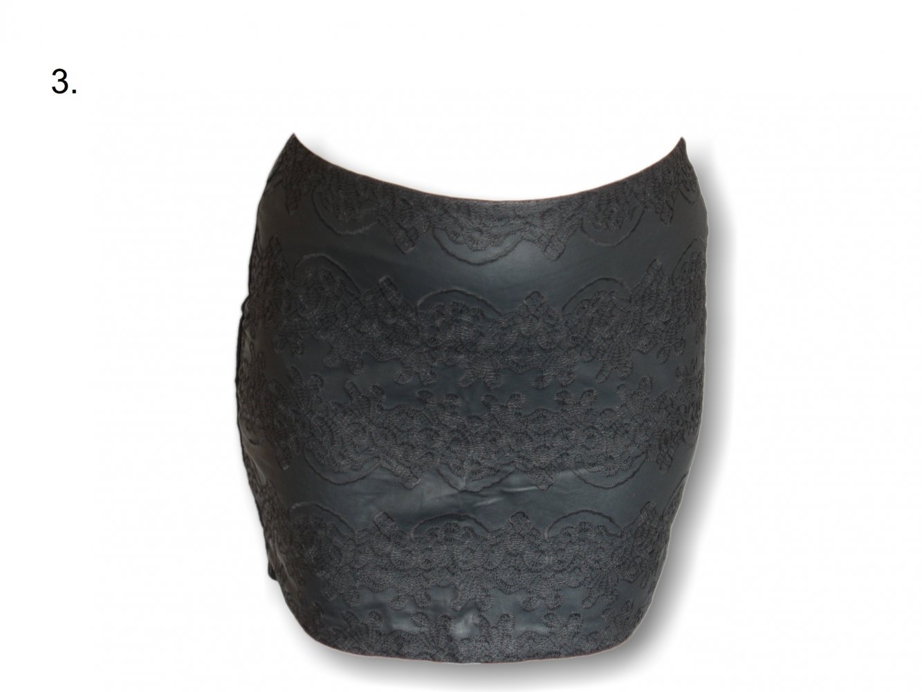 Rock von Gina, schwarz, Gr. 38, luxuriös,Muster,neu mit Etikett