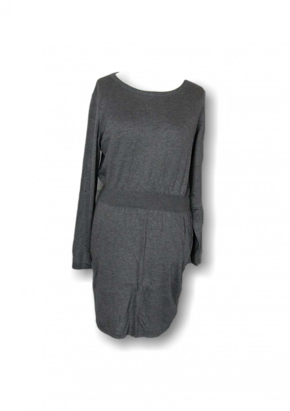 Leichtes Kleid von Basic, Flexi, XL, grau