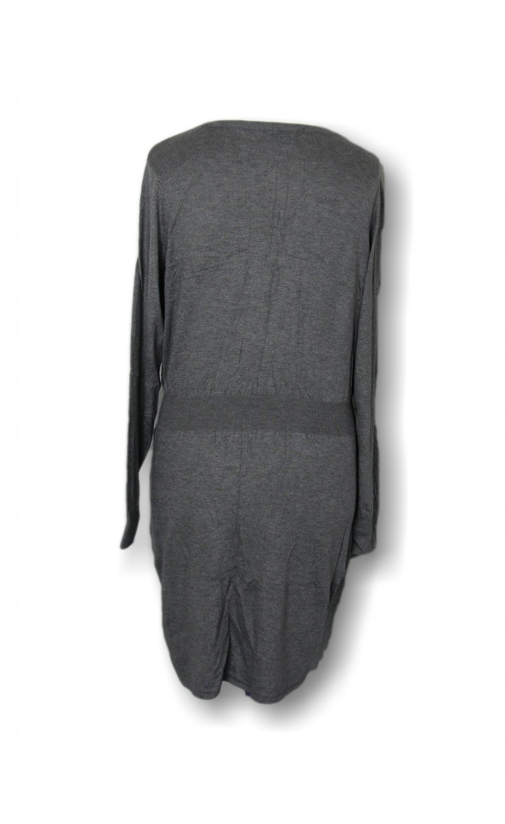 Leichtes Kleid von Basic, Flexi, XL, grau