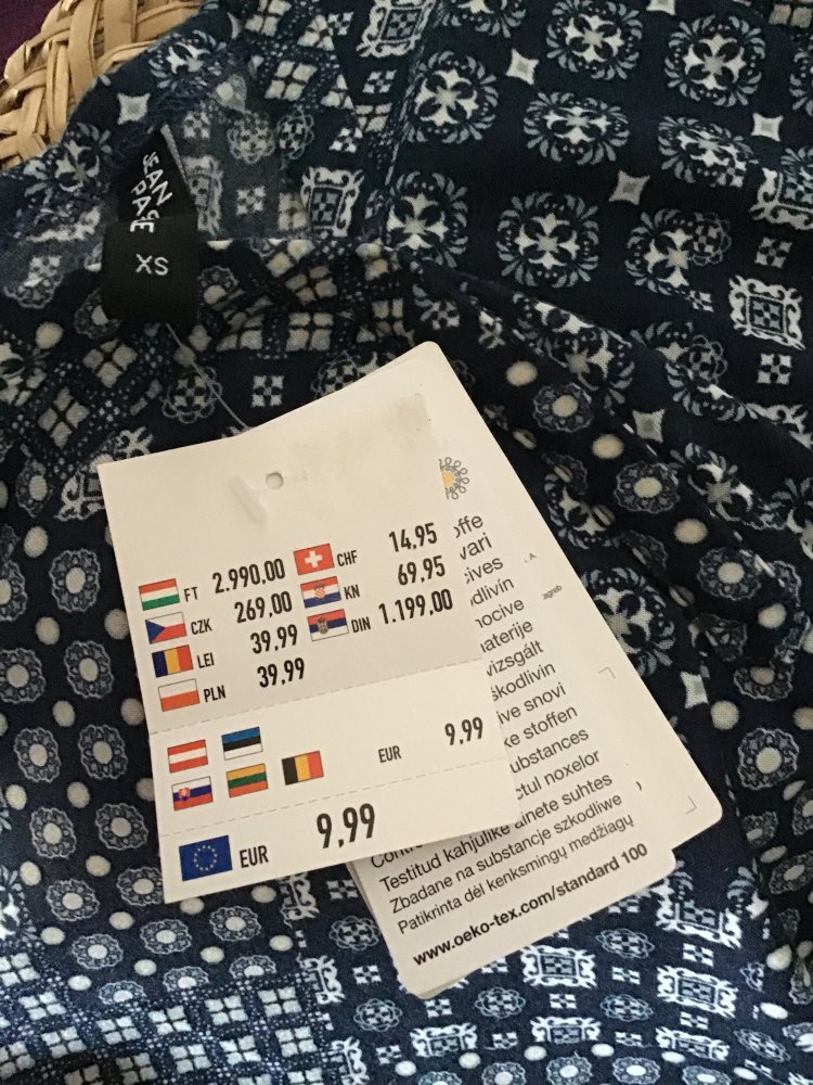 Bluse Größe XS