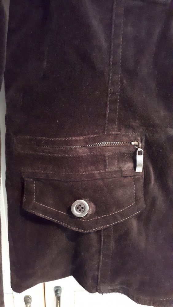 Samtjacke Gr. 38 schwarz Kapalua Blazer Steampunk Goa Festival Hipster