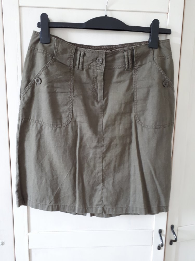 Sommer Rock Gr. 38 Amisu olive Khaki Neofolk