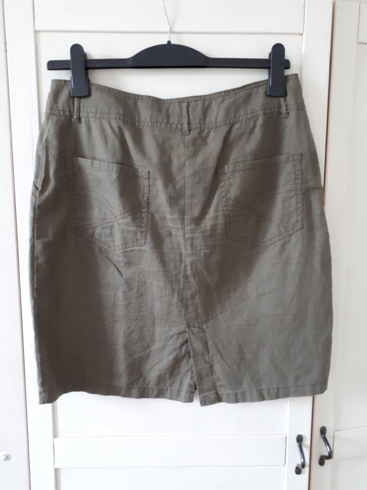 Sommer Rock Gr. 38 Amisu olive Khaki Neofolk