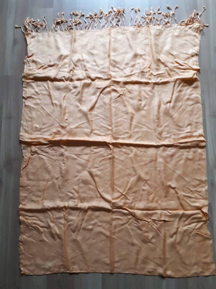 weicher Damen Schal Halstuch Orange Aprikose 