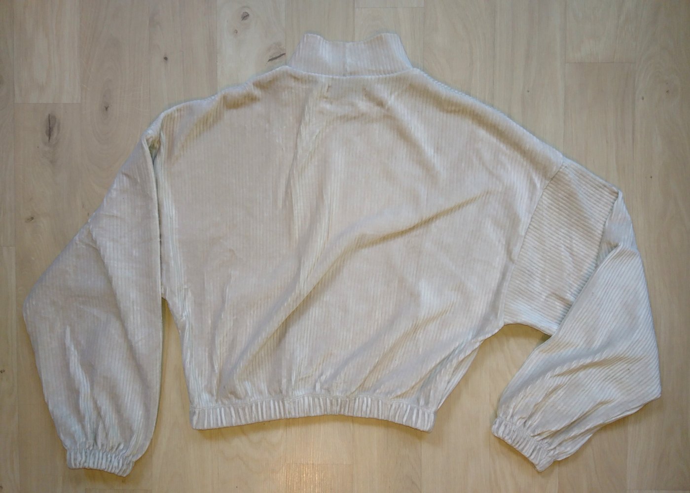Cropped Rollkragen Pullover