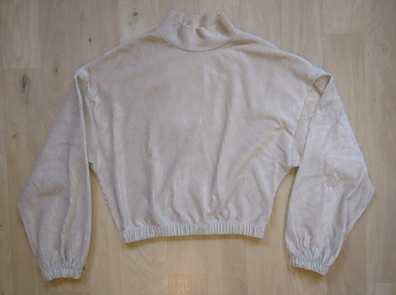 Cropped Rollkragen Pullover