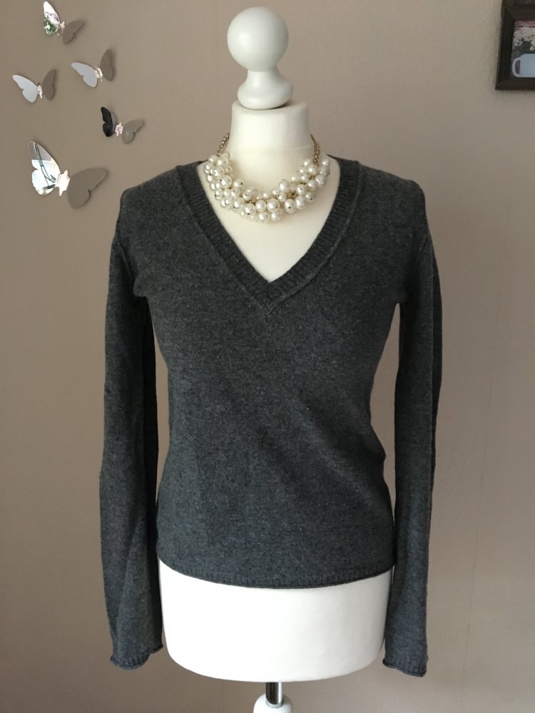 Marc O'Polo Pullover Wolle grau S