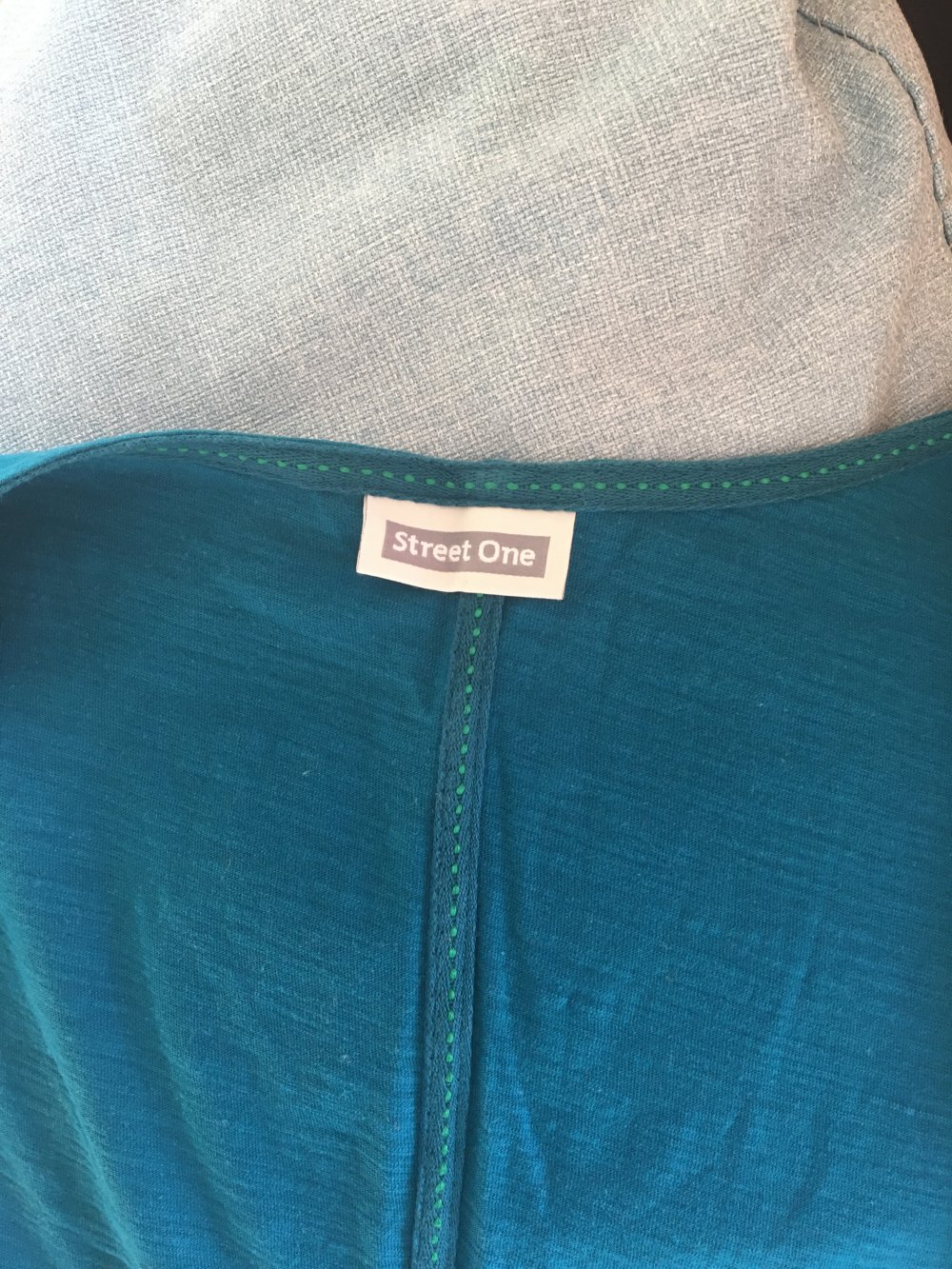 NEU Street One Weste Cardigan in Petrol 36