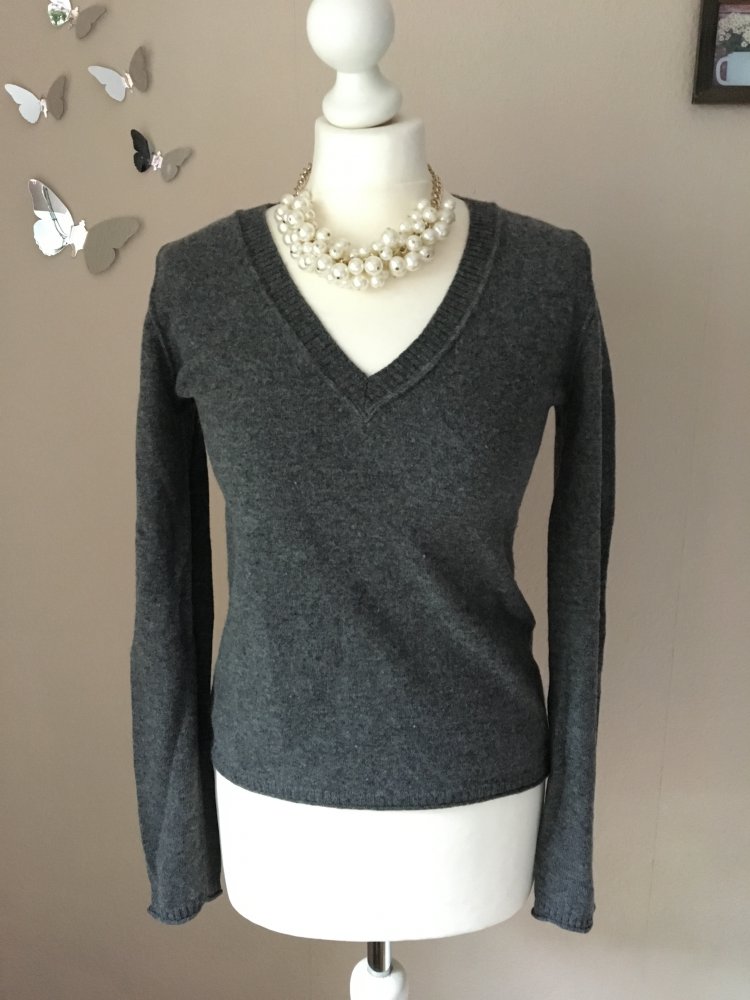 Marc O'Polo Pullover Wolle grau S
