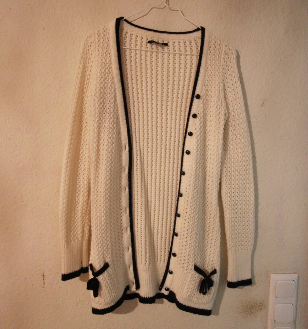 MBYM Strickjacke elegant chic Designer Schleife Bow Lolita