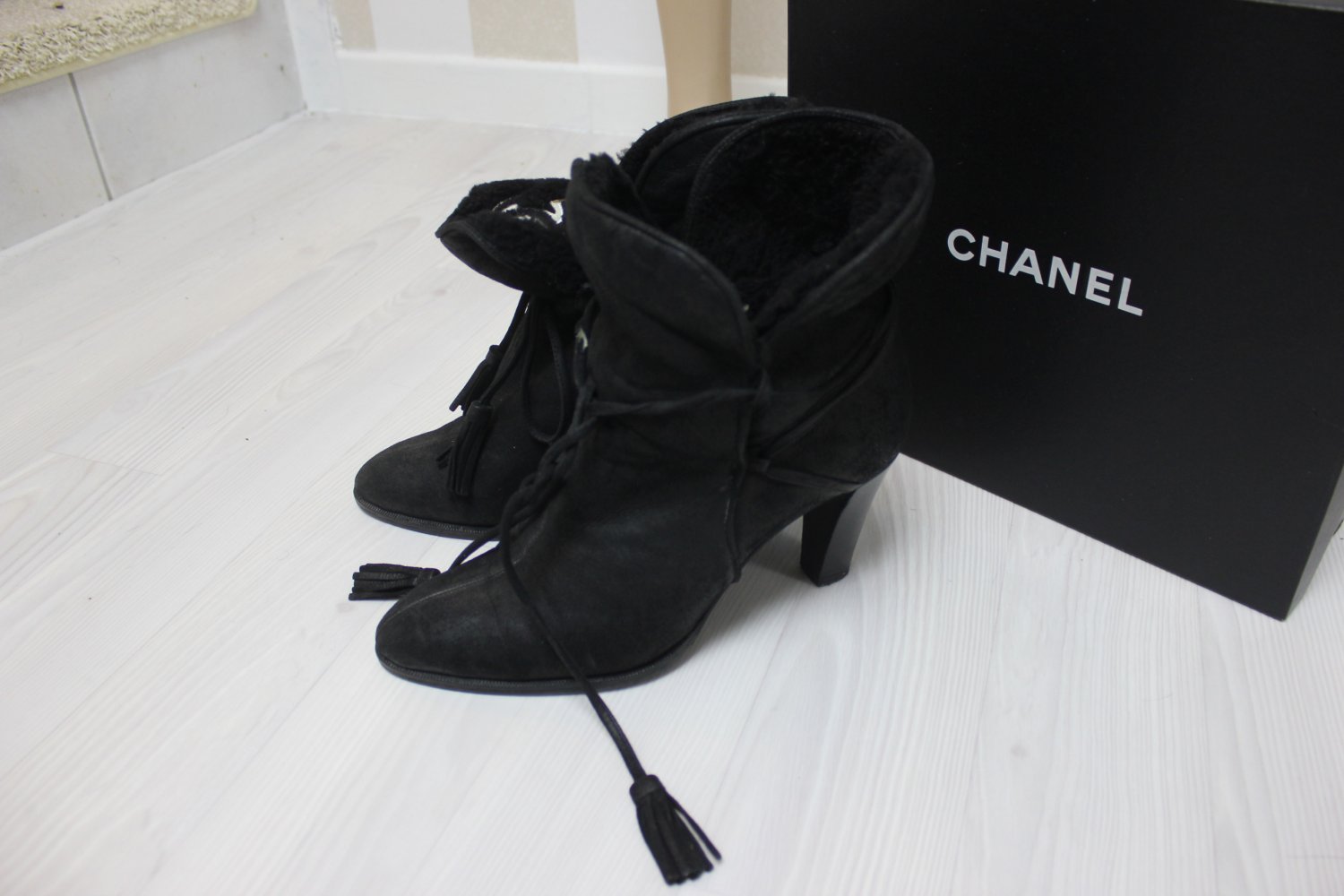 Chanel Stiefeletten Boots Heels 41