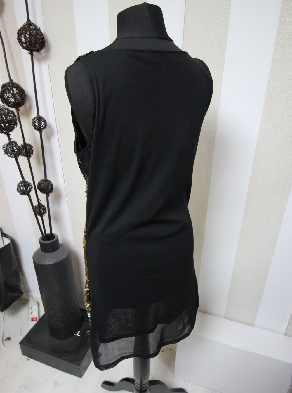 Pailletten Kleid Abendkleid Party Cocktailkleid Silvester abiball weihnachten