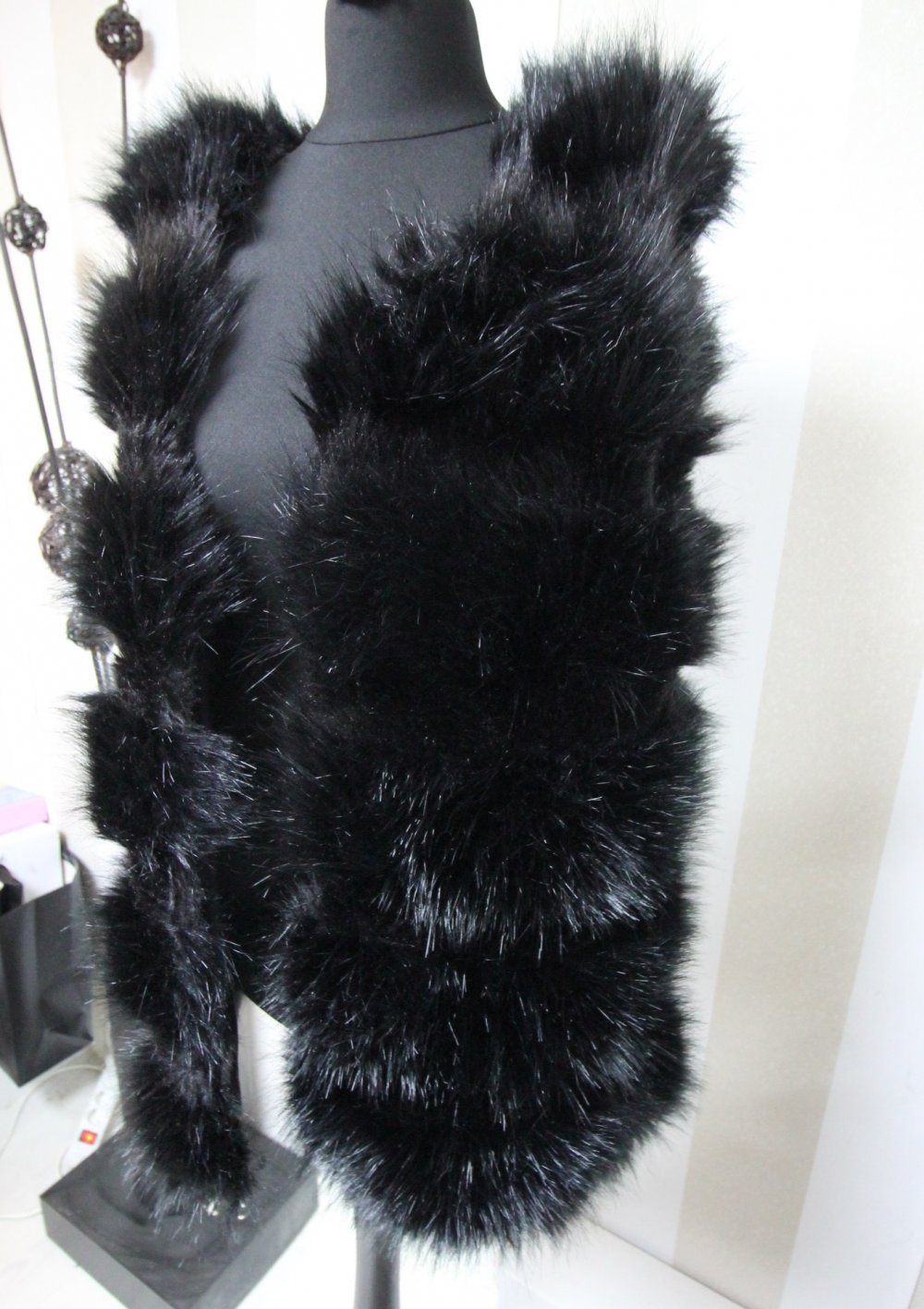 Vera & Lucy Kunstfell Weste Kunstpelz Jacke Herbst Winter Fluffy teddy