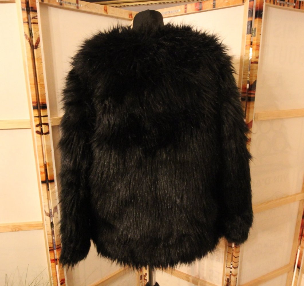Vera & Lucy Kunstfell Jacke Kunstpelz Herbst Winter Fake Fur Teddy