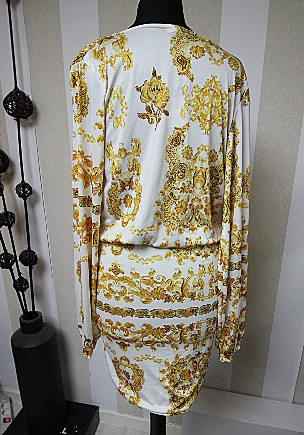 Nly one Kleid Sommer Muster mix Party Cocktailkleid Designer Look