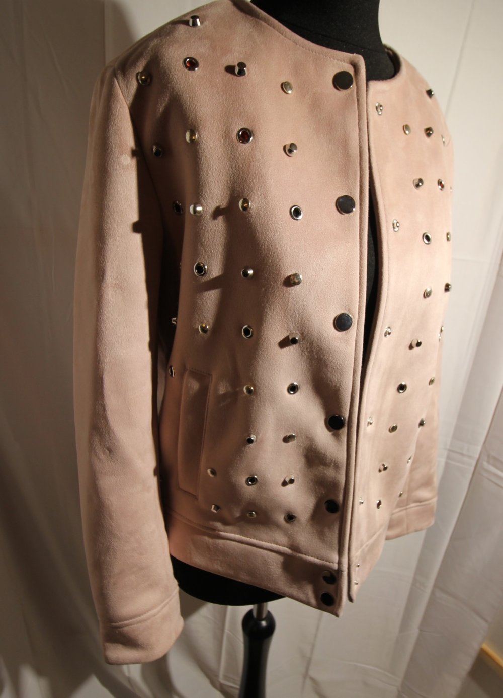 Zara Jacke Biker Nieten Studs Statement