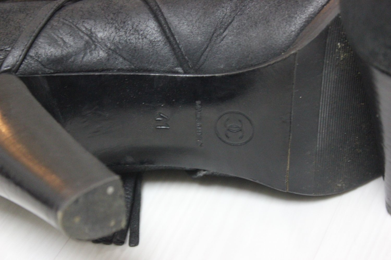 Chanel Stiefeletten Boots Heels 41
