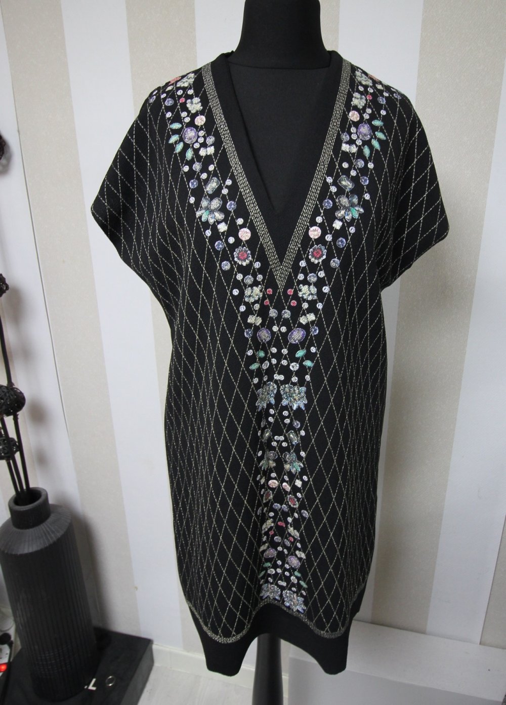 Zara Kleid Sommerkleid bunt Muster mix Blumen