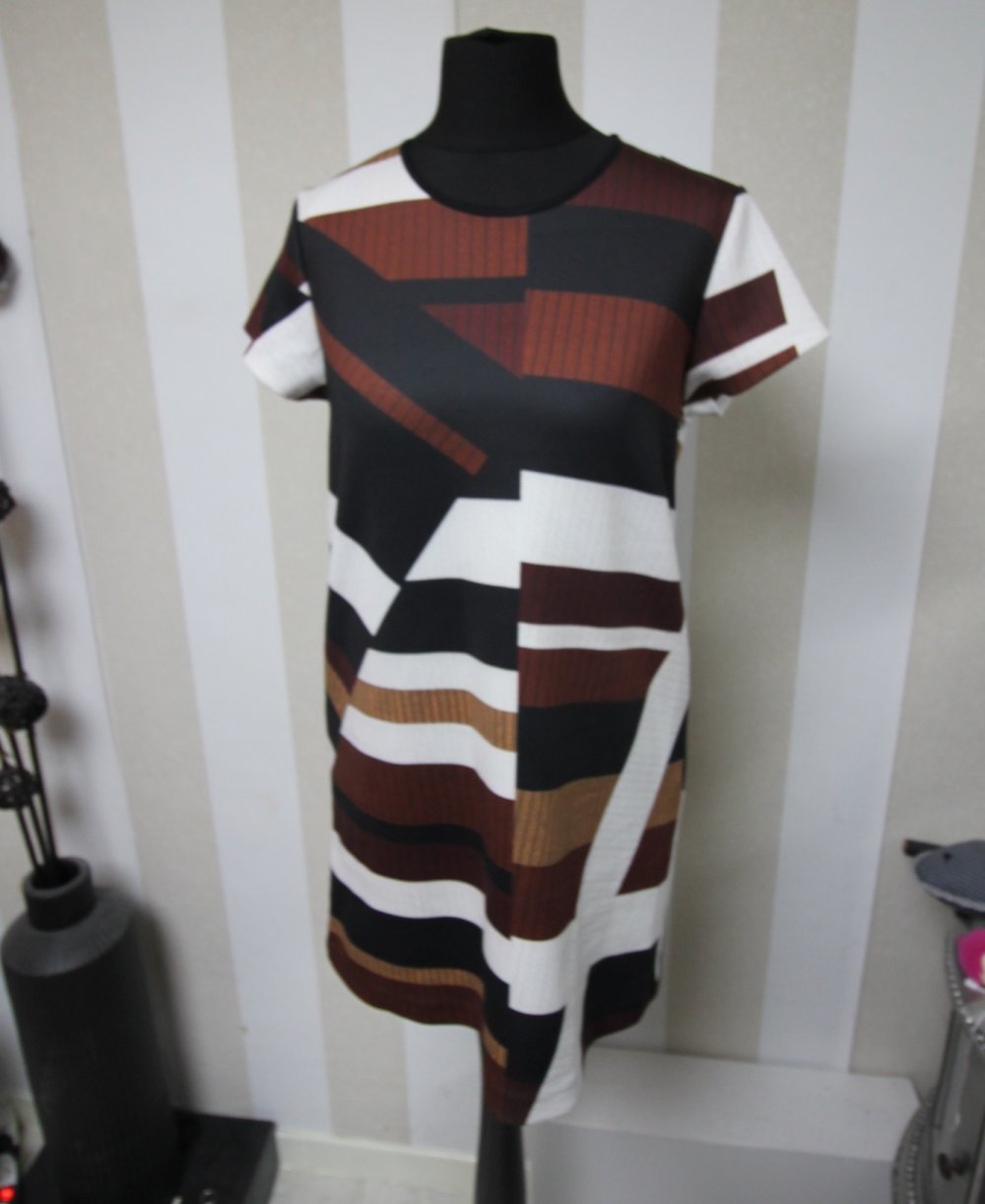 Zara Tunika Kleid Longshirt bunt