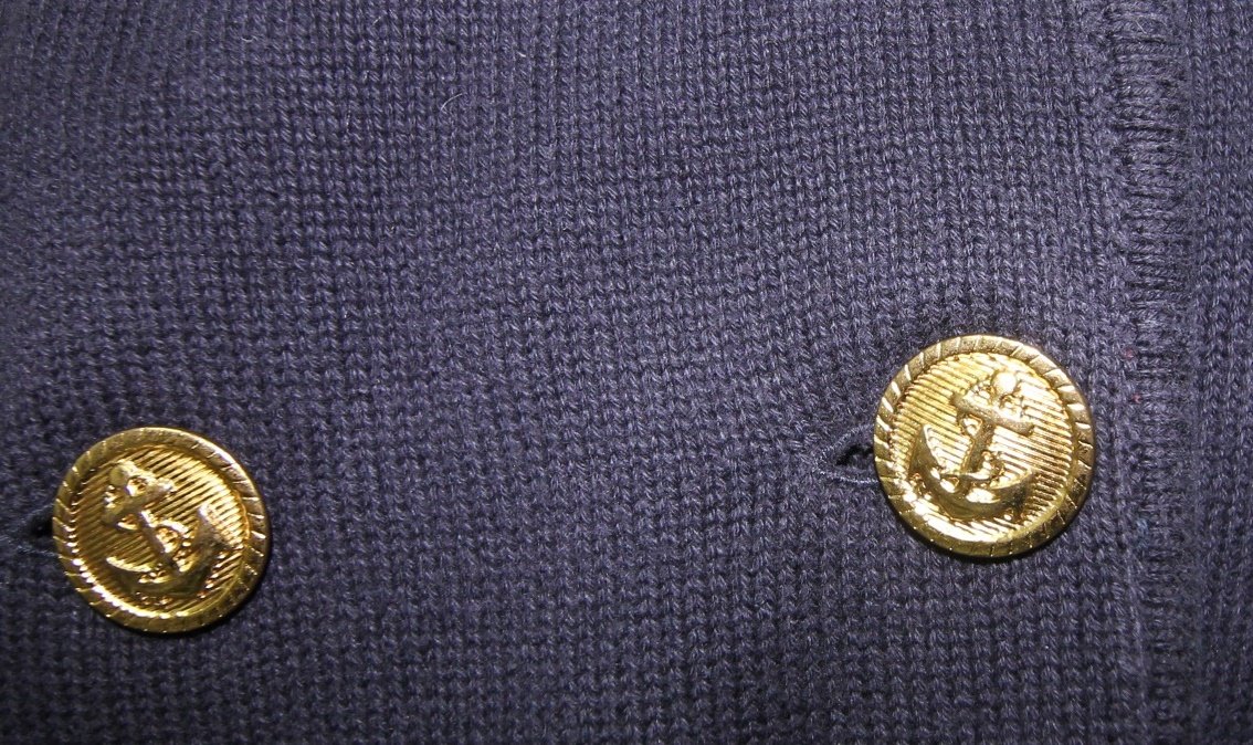 Monki Jacke maritim Anker Knöpfe