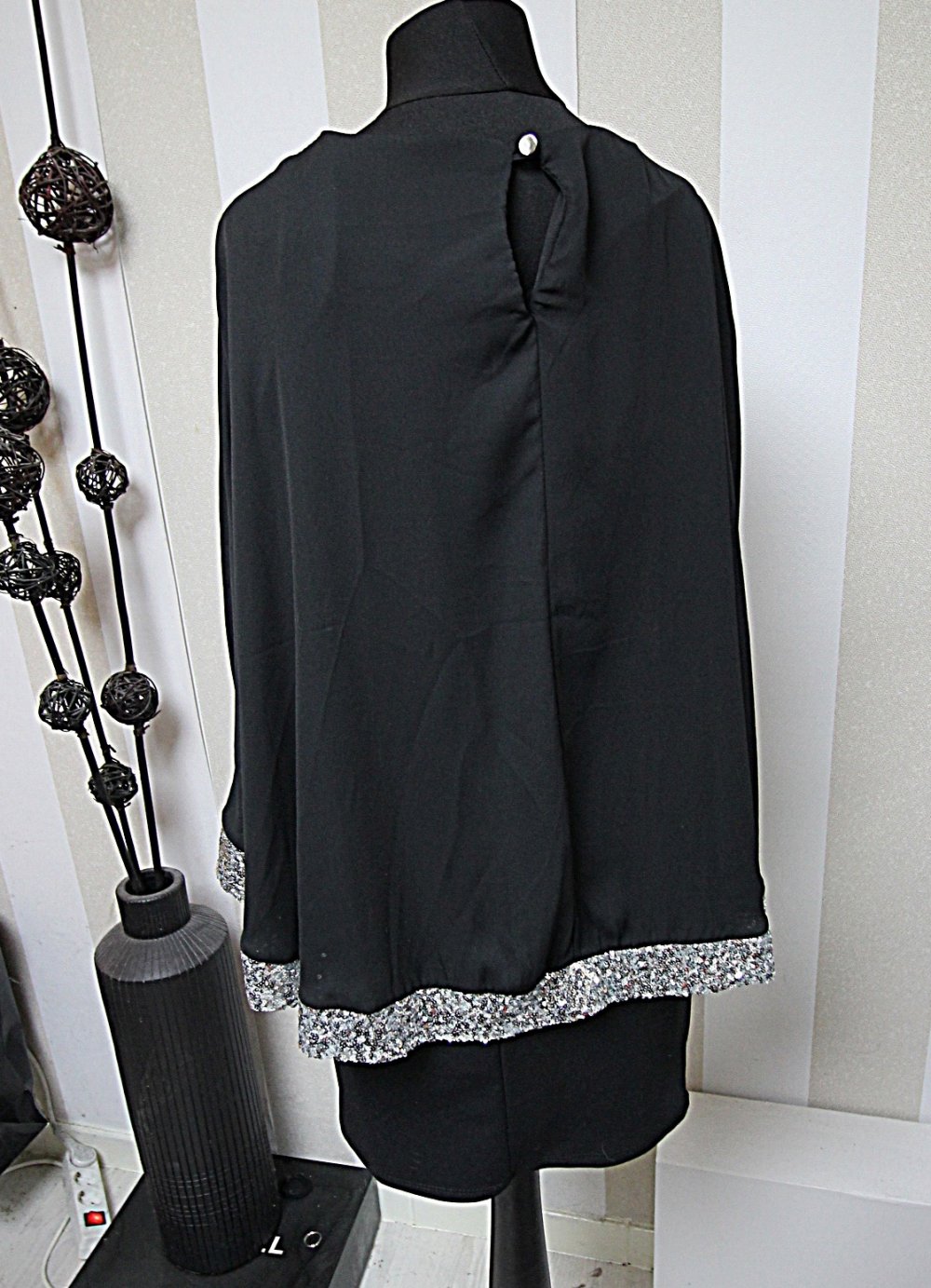 Kleid Abendkleid Pailletten Cocktailkleid Party Silvester Weihnachten abiball Sommerkleid