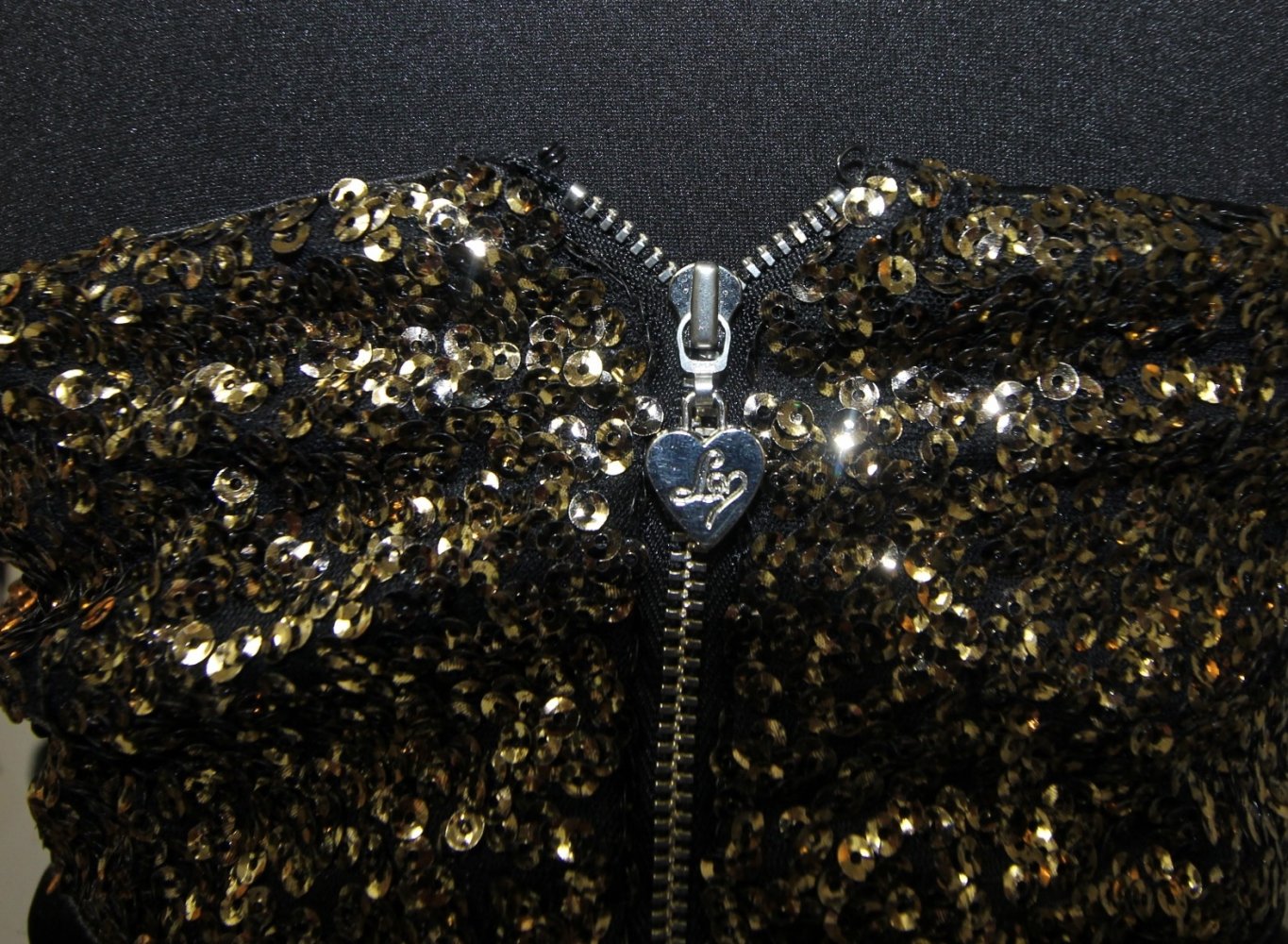 Lipsy London Bandeau Pailletten Abendkleid Party Cocktailkleid Silvester Weihnachten abiball sommer