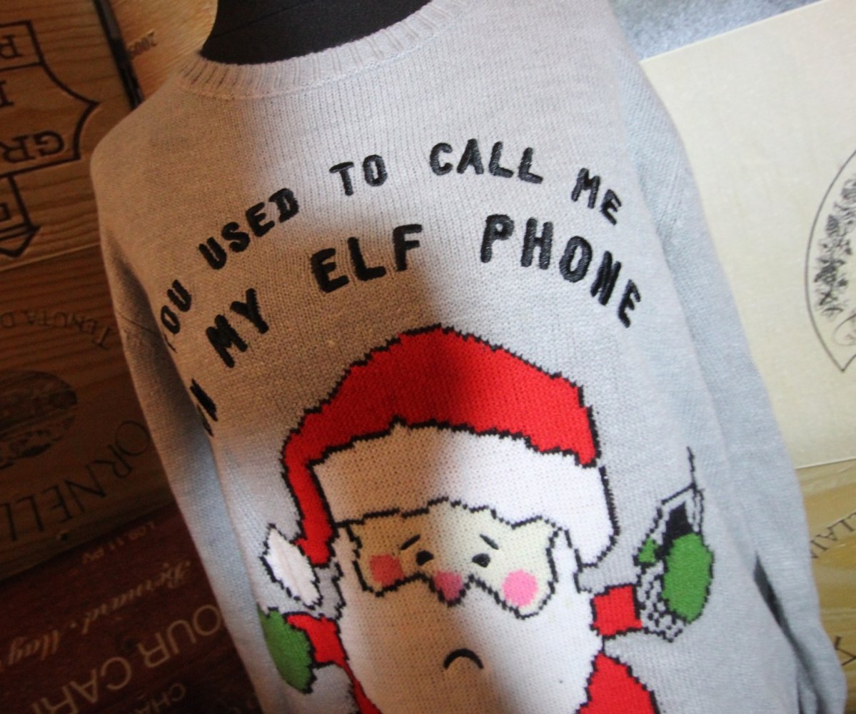 Pullover Weihnachtspullover Weihnachtspulli Santa xmas Herbst Winter Blogger