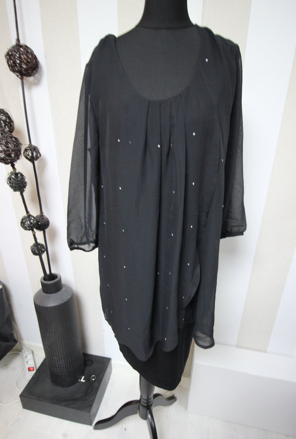 Kleid Party Cocktailkleid Abendkleid Strass Nieten silvester abiball