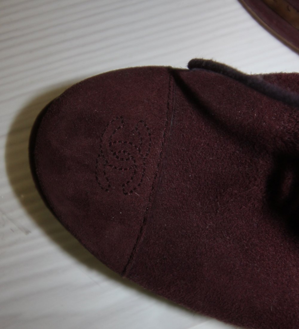  CHANEL Stiefeletten Heels Wildleder 40,5 Designer Blogger 