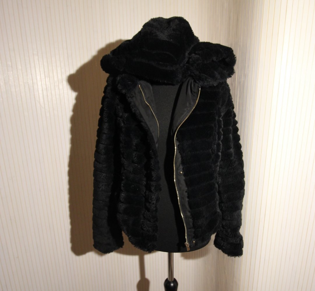 Vila Teddy Jacke Herbst Winter Kunstpelz Kunstfell Fluffy Flauschig