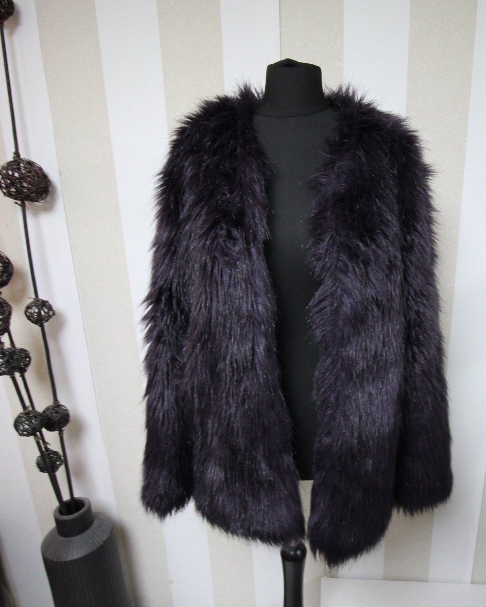 Topshop Herbst Winter Kunstfell Kunstpelz Jacke faux fur