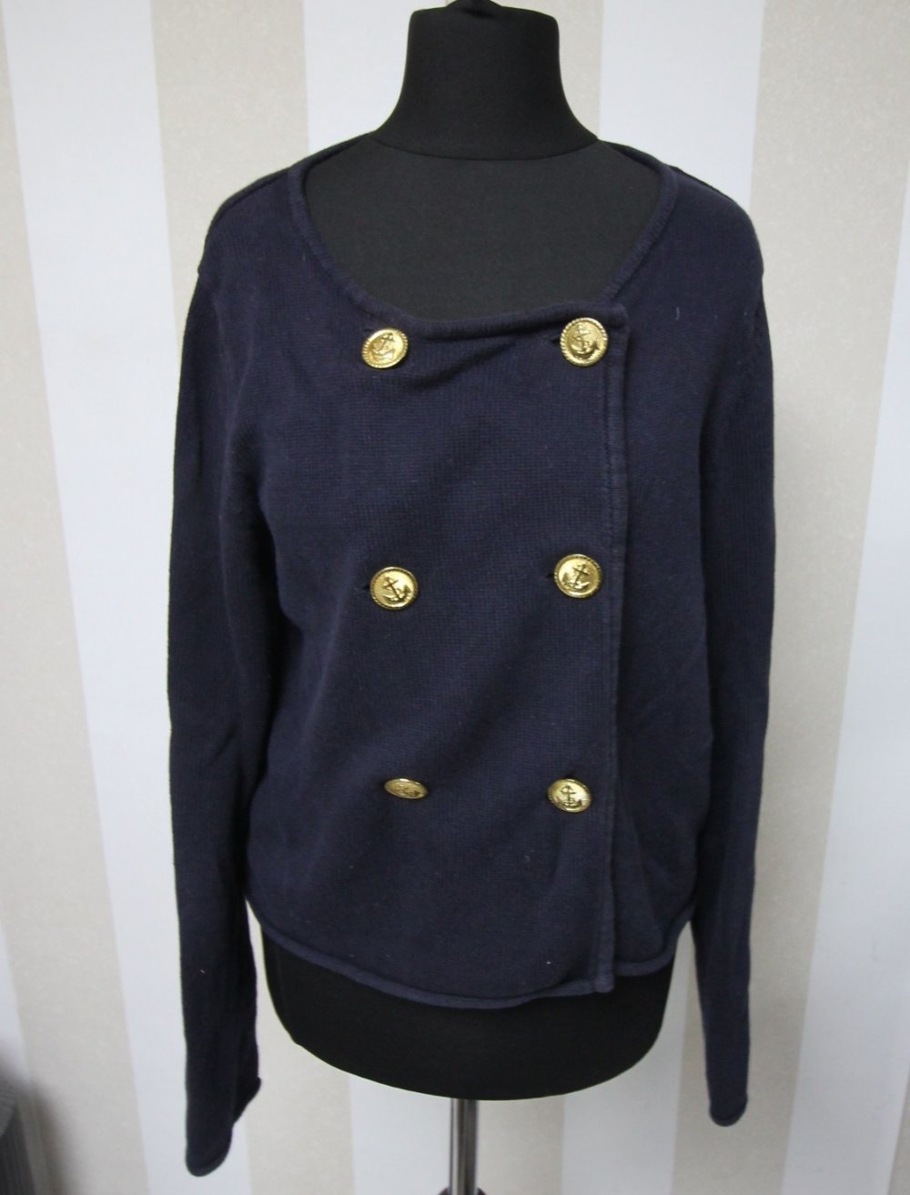 Monki Jacke maritim Anker Knöpfe