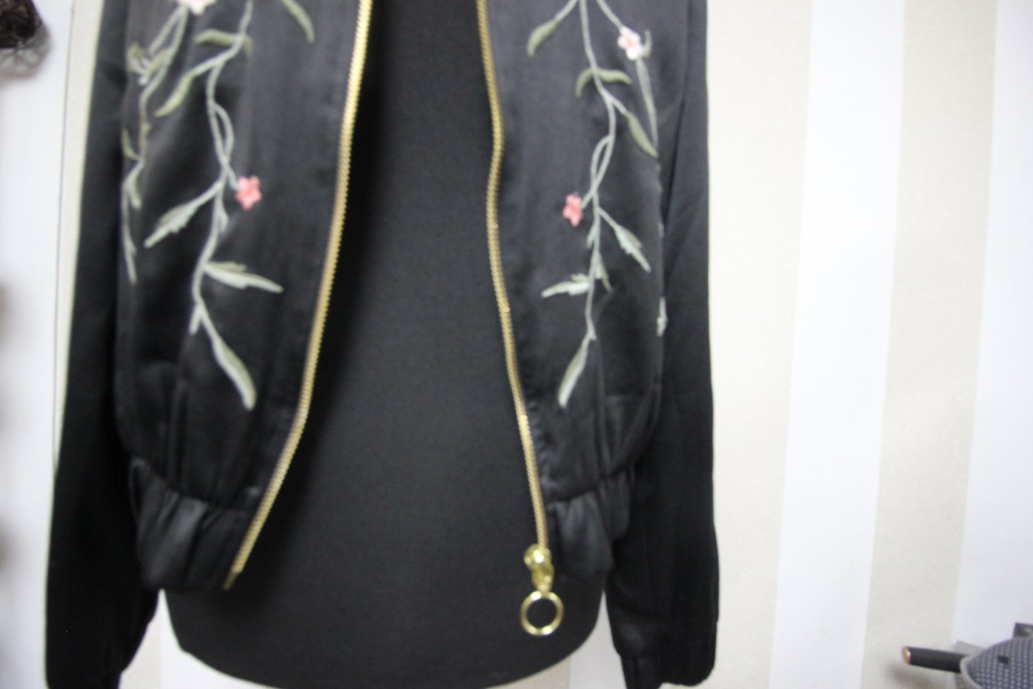 Vila Jacke Blouson Blumen Flowers