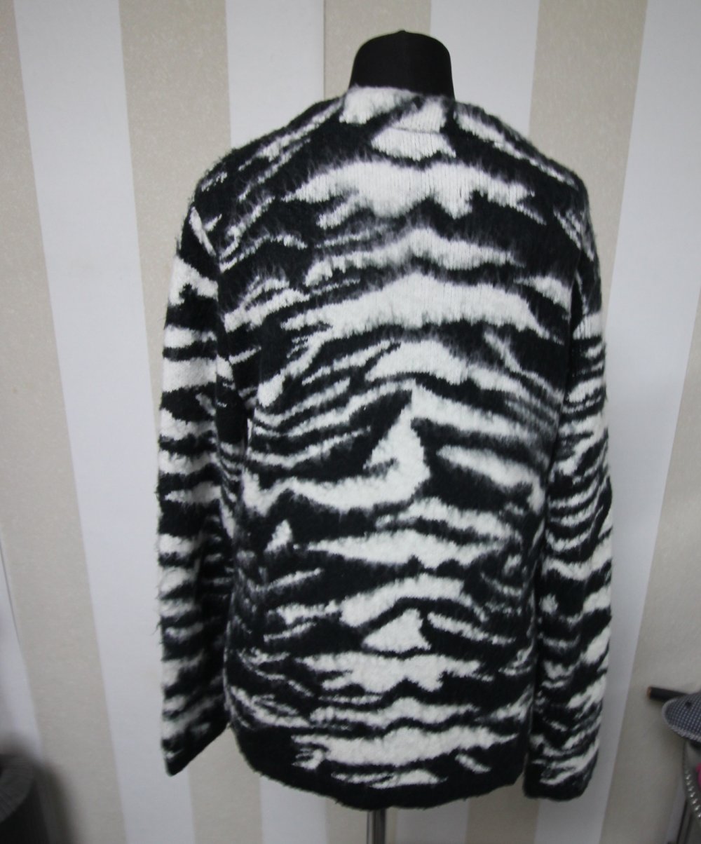 Saint Tropez Zebra Jacke Teddyjacke kuschelig weich fluffy plüsch