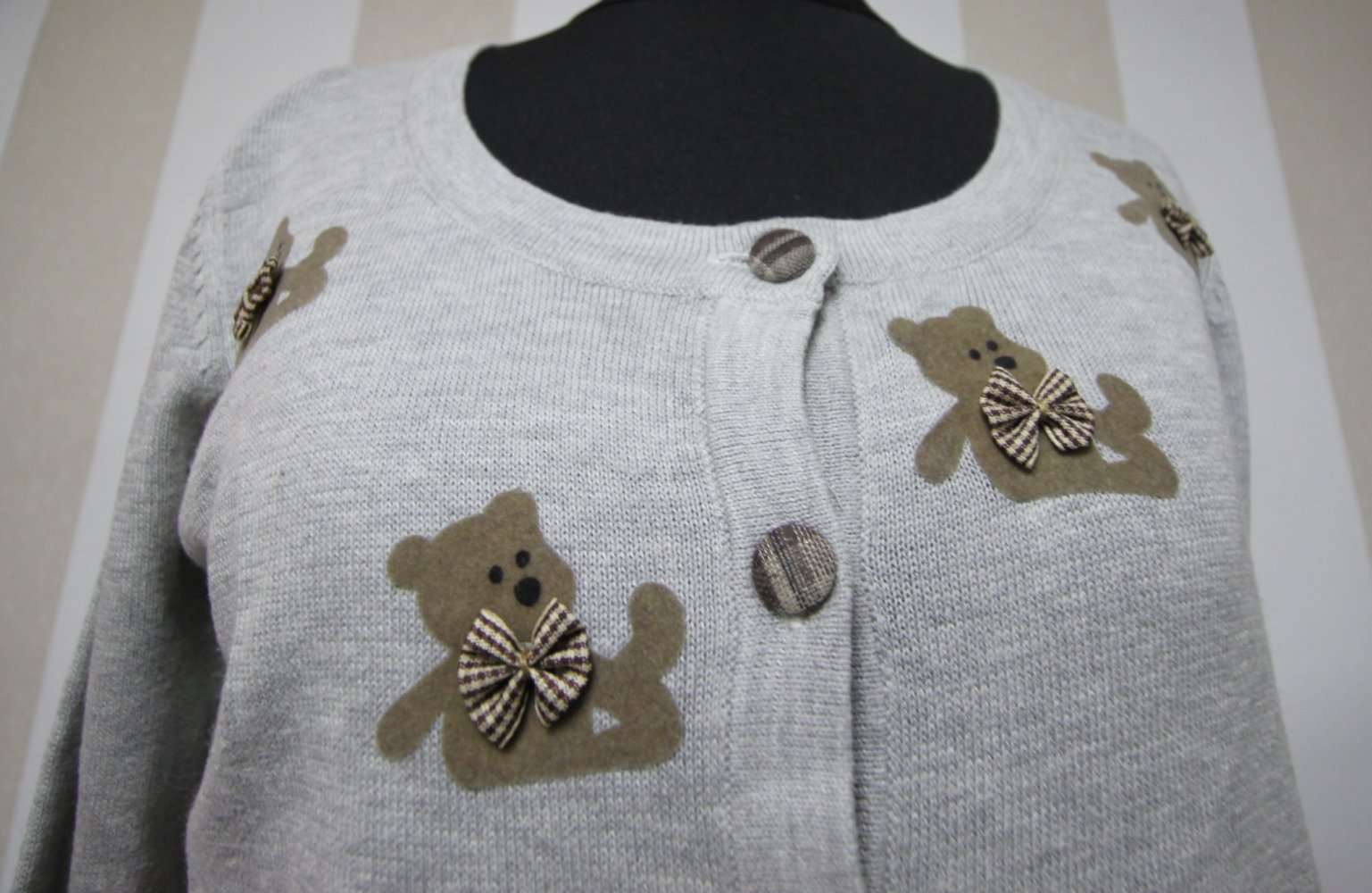 Ten Heart Strickjacke Jacke Bären Bärchen süß teddy