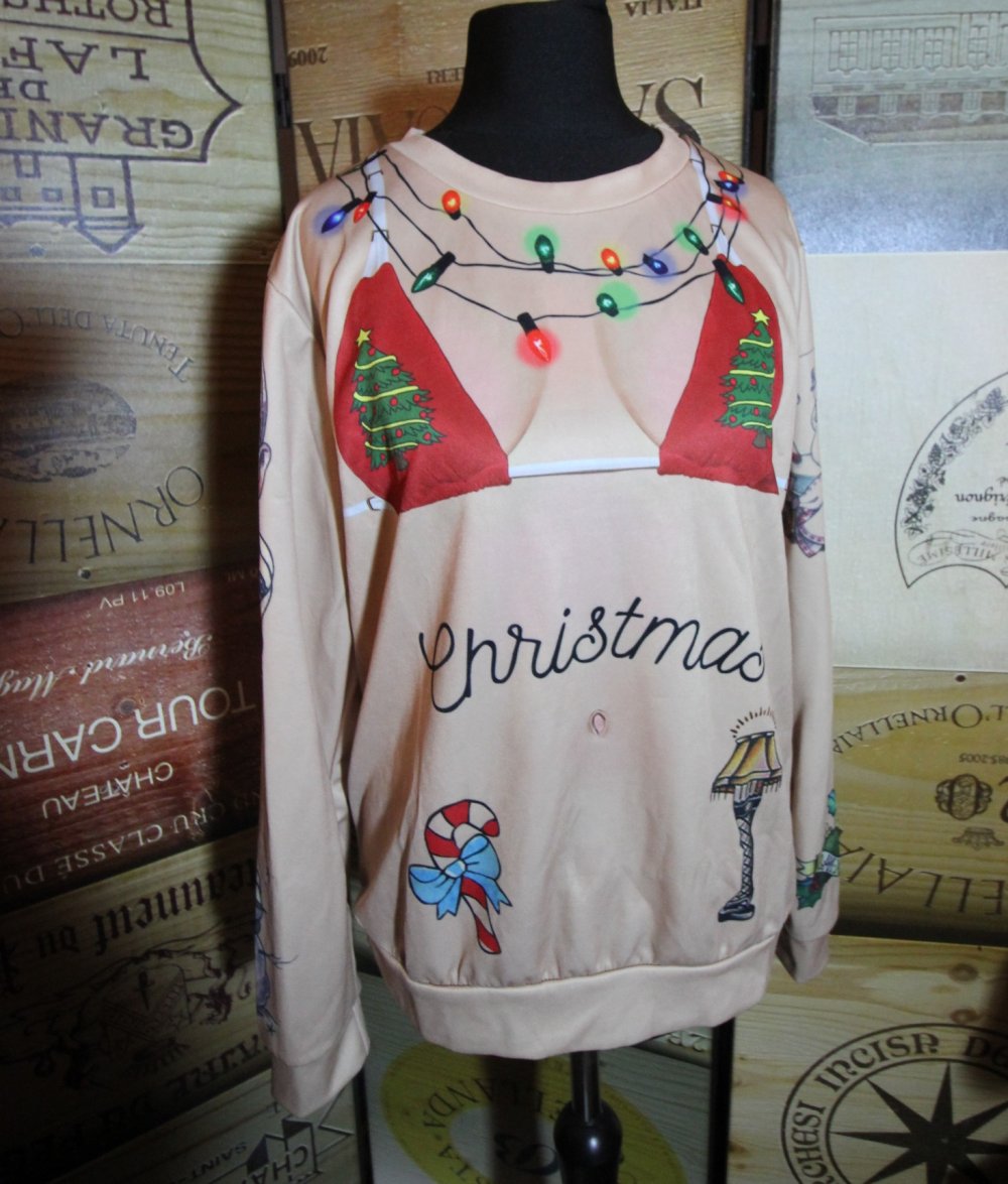 Pullover Sweatshirt Weihnachtspulli Weihnachtspullover xmas Herbst Statement