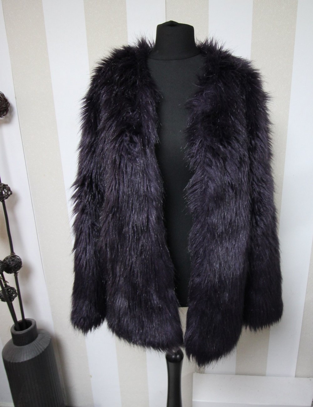 Topshop Herbst Winter Kunstfell Kunstpelz Jacke faux fur