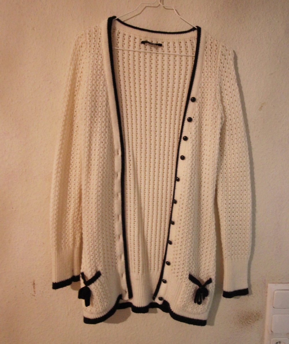MBYM Strickjacke elegant chic Designer Schleife Bow Lolita