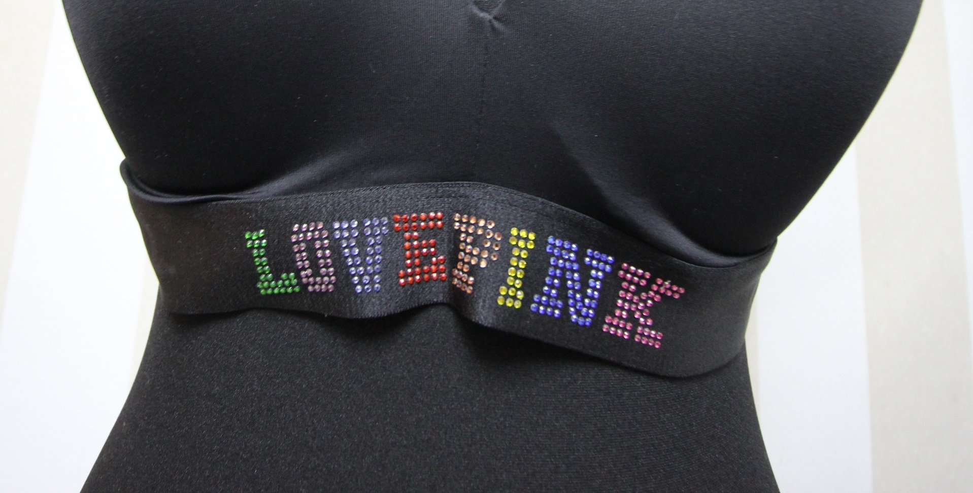 Neu Victoria´s Secret T-Shirt BH Strass Nieten