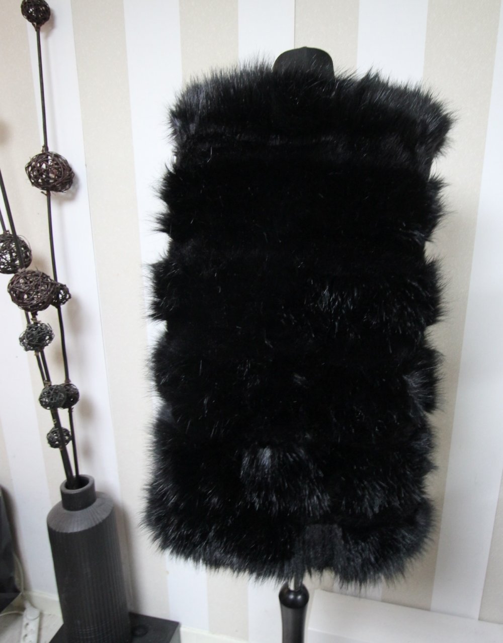 Vera & Lucy Kunstfell Weste Kunstpelz Jacke Herbst Winter Fluffy teddy
