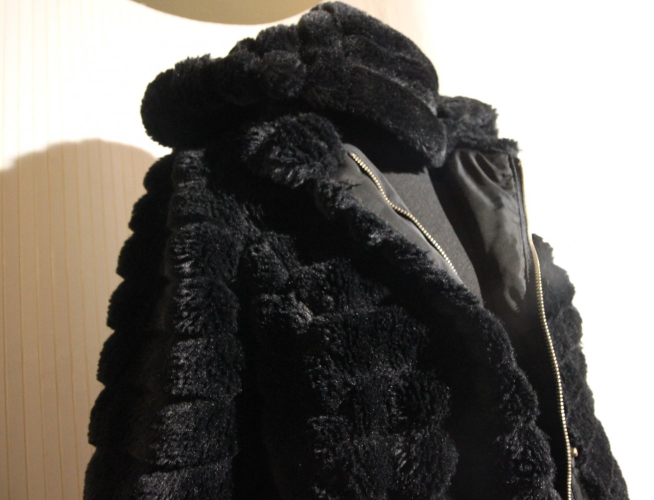 Vila Teddy Jacke Herbst Winter Kunstpelz Kunstfell Fluffy Flauschig