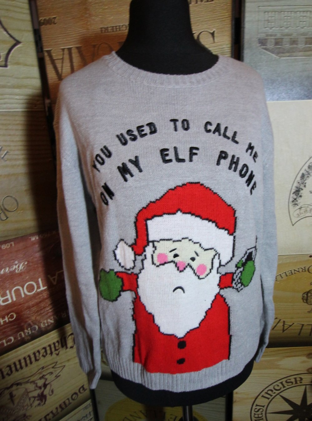 Pullover Weihnachtspullover Weihnachtspulli Santa xmas Herbst Winter Blogger