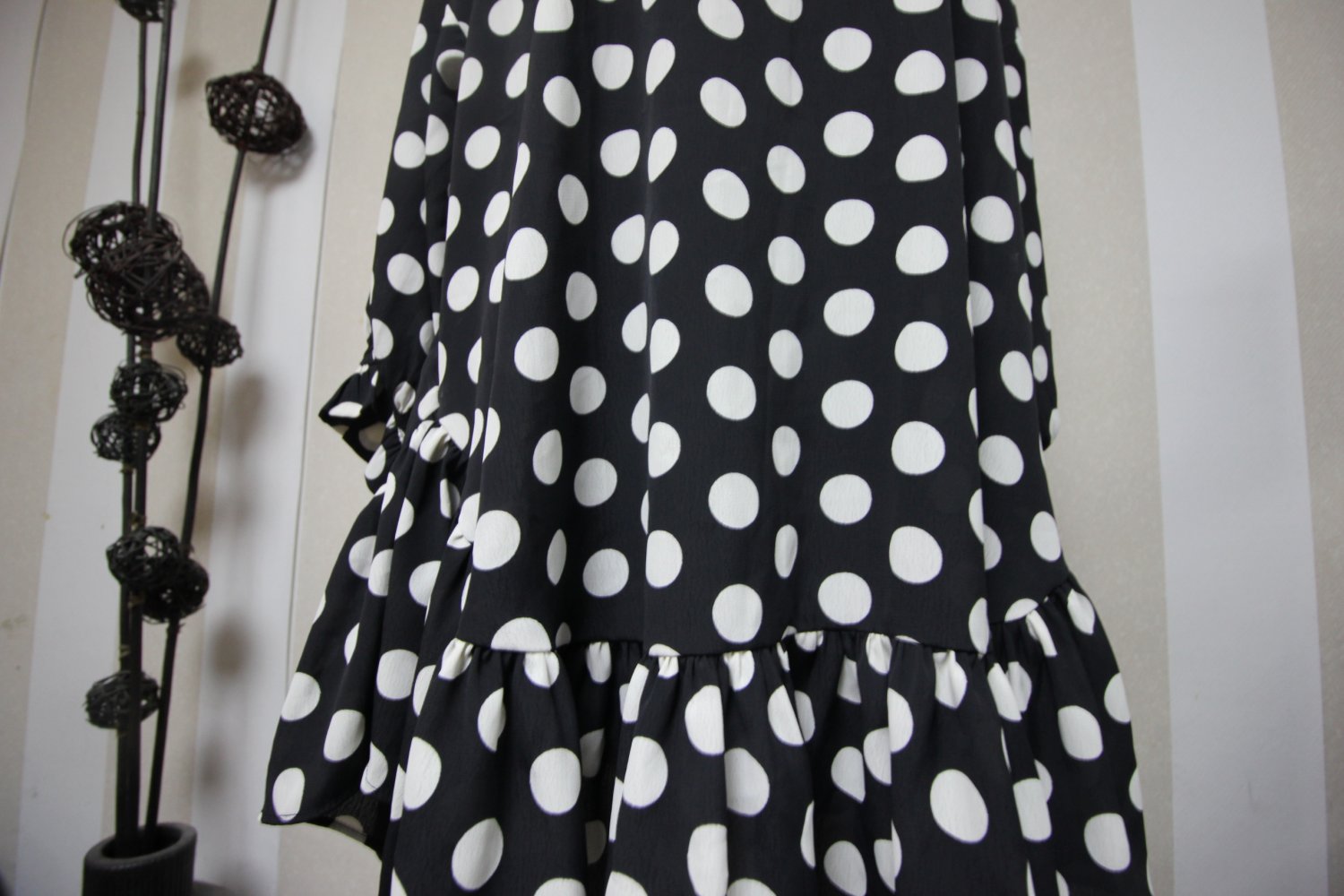 Zara Kleid Punkte Polka Dots