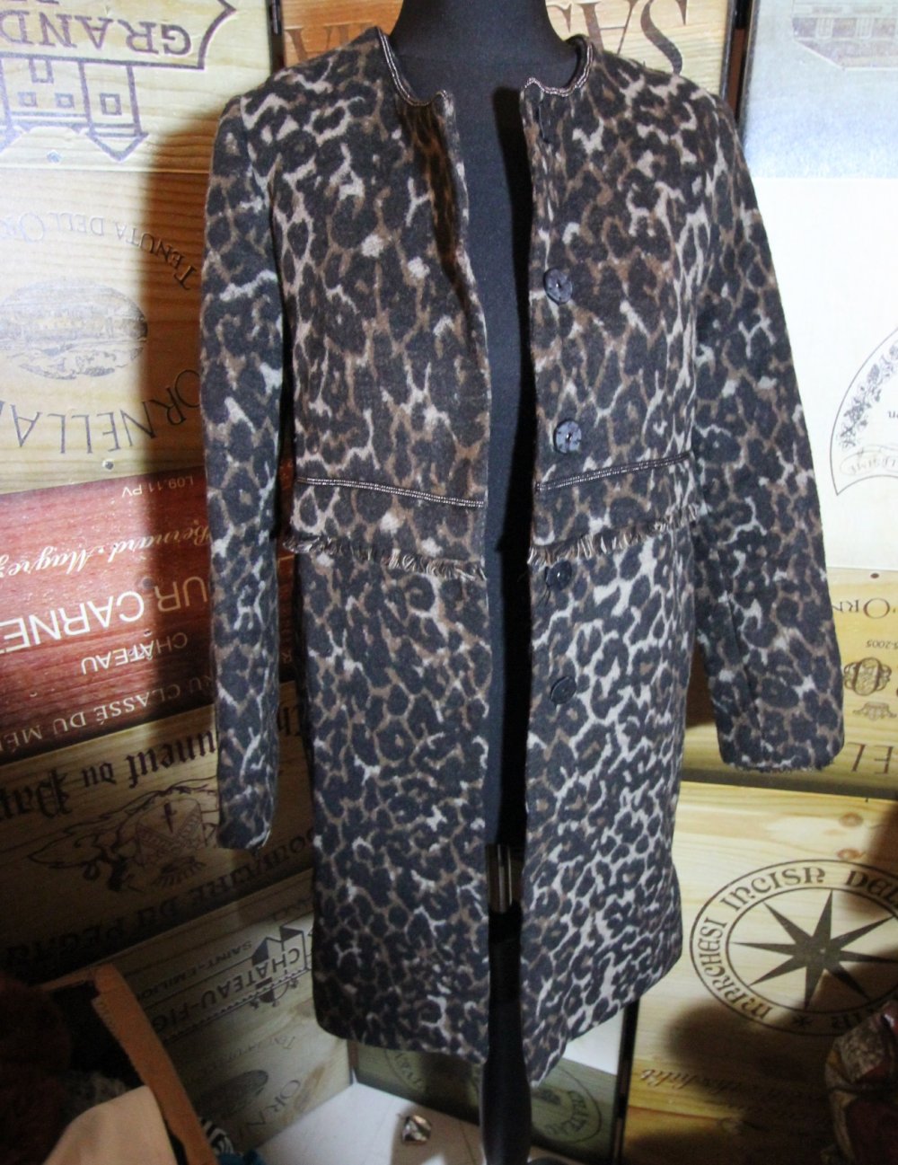 By Mickleit Jacke Mantel Leopard animal Herbst Designer Blogger
