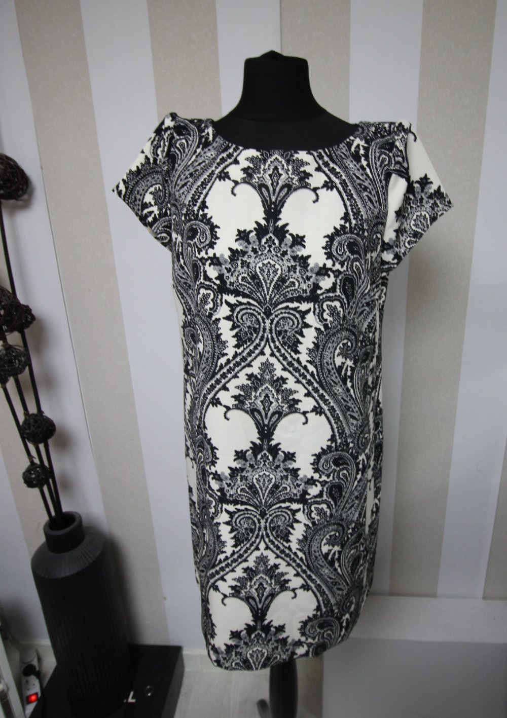 Zara Kleid Party Cocktailkleid Abendkleid Muster mix