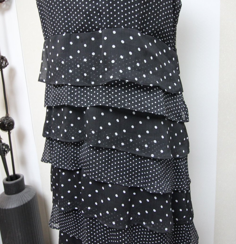 Micha Designer Kleid Punke Polka Dots Sommerkleid Party Cocktailkleid Abendkleid