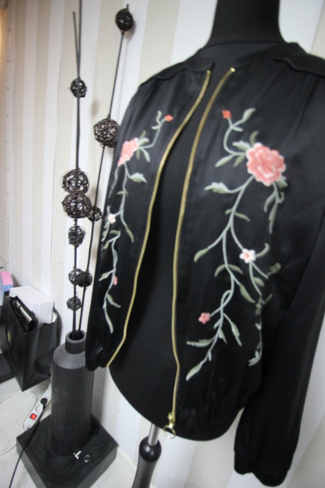 Vila Jacke Blouson Blumen Flowers