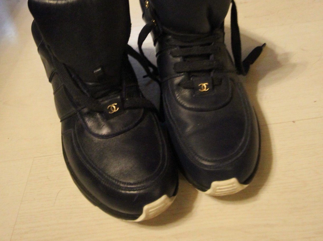  Chanel Sneaker Schuhe Schnürschuhe 41 Designer Blogger Trend