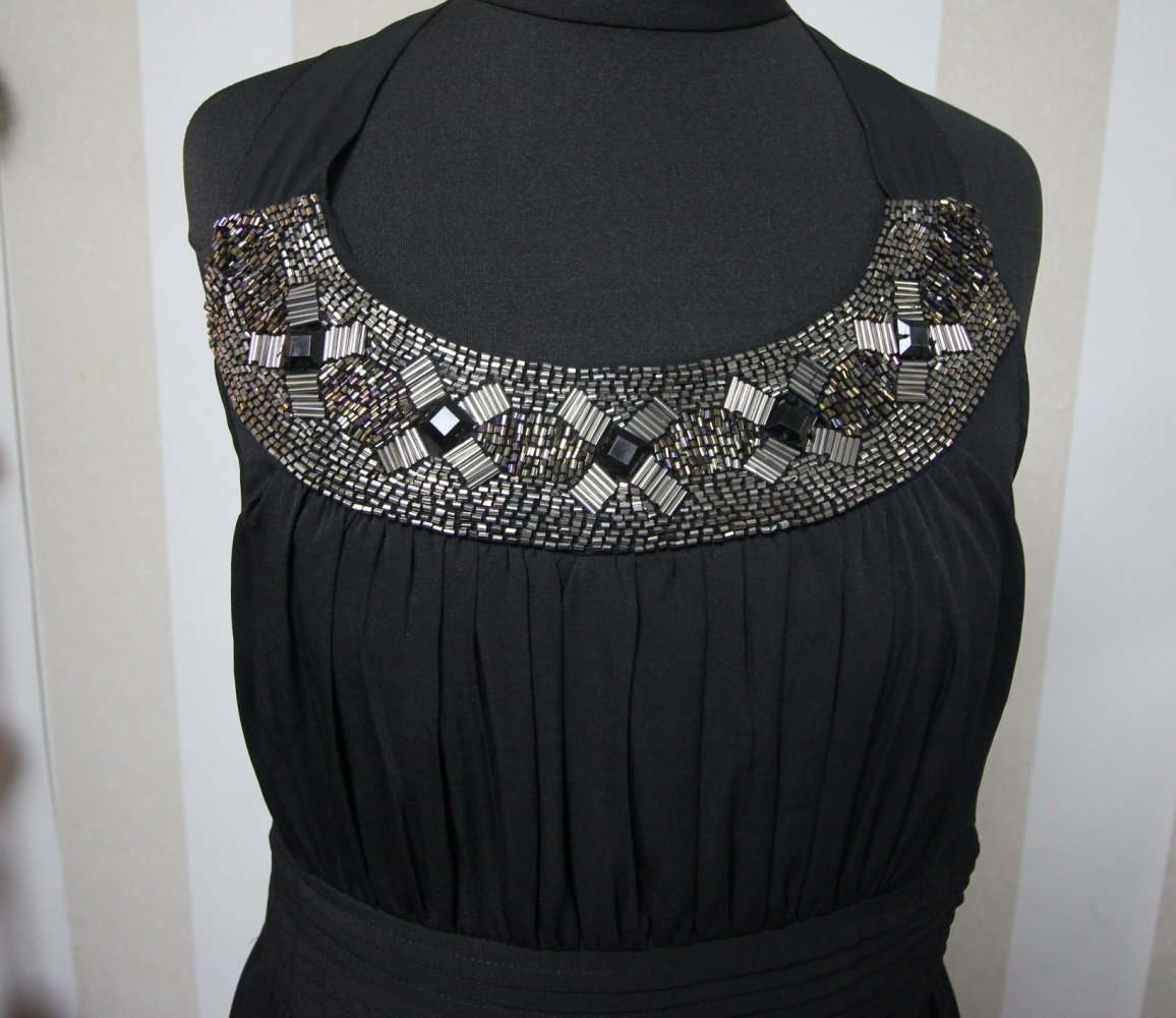 Cubus Maxikleid Sommerkleid Abendkleid Party Cocktail Strass Nieten