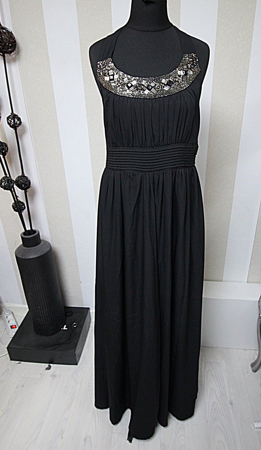Cubus Maxikleid Sommerkleid Abendkleid Party Cocktail Strass Nieten